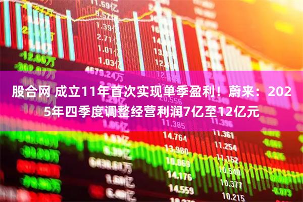 股合网 成立11年首次实现单季盈利！蔚来：2025年四季度调整经营利润7亿至12亿元