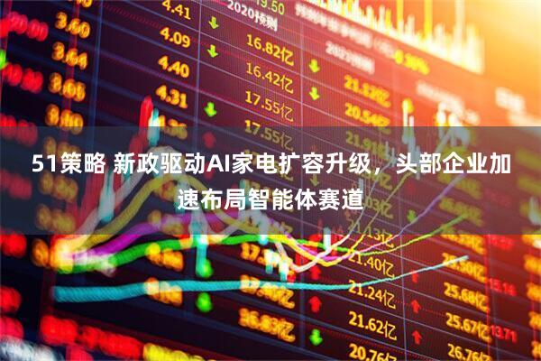 51策略 新政驱动AI家电扩容升级，头部企业加速布局智能体赛道